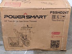 lot 3 image: 24 in. 2-Stage Electric Start Gas Snow Blower with LED Light