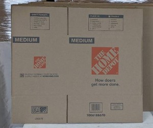 lot 319 image: Assorted Boxes From Home Depot (40 Total)