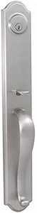 lot 109 image: Weslock 06641-N--002D Philbrook Exterior Entry Handle, Satin Nickel