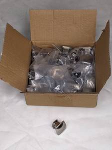 lot 62 image: LIBERTY Essentials 1-15 in. (30 mm) Satin Nickel Soft Square Cabinet Knob (25-Pack)