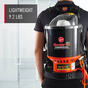 lot 51 image: Hoover Shoulder Vac Commercial Backpack Cleaning System