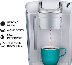 lot 69 image: Keurig K-Select Single Serve Coffee Maker, Matte White
