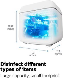lot 24 image: Philips UV Light Sanitizer Box  Disinfect Everyday Items