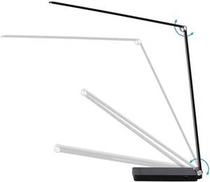 lot 102 image: Monoprice WFH Multimode LED Desk Lamp - Black, with USB Charging