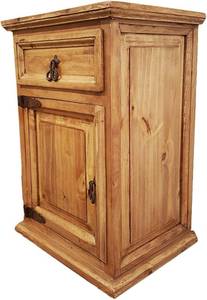 lot 64 image: Rustics For Less Traditional Left Nightstand