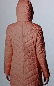 lot 163 image: Columbia Womens Heavenly Long Hooded Jacket, Coral, Sz M