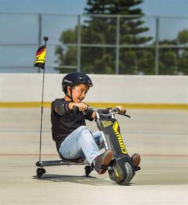 lot 166 image: Razor Power Rider 360 9 MPH Drifting Trike Ride-On Electric Powered Tricycle