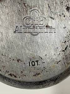 lot 65 image: Vintage Club Hammered Aluminum Pot with Lid