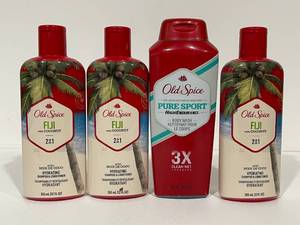 lot 18 image: Old Spice Shampoo, Conditioner and Body Wash