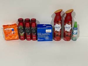 lot 22 image: Air fresheners, Body Srays and Wipes