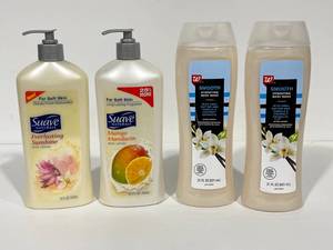 lot 29 image: Suave Lotion, Body wash