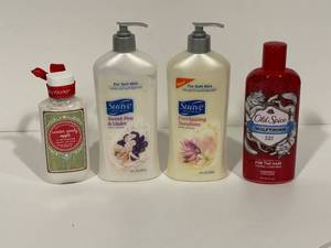 lot 30 image: Suave Body Lotion, Old Spice 2 in 1and Bath and Body Lotion