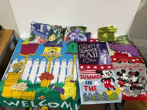 lot 85 image: Outdoor Decorative Flags