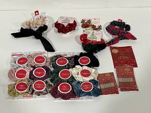 lot 86 image: Hair Scrunchies, Bobby Pins and Lip Mask