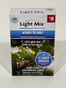 lot 92 image: Light Mix 100 White LED Lights
