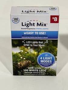 lot 97 image: Light Mix 100 White LED Lights
