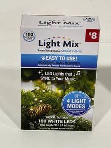 lot 98 image: Light Mix 100 White LED Lights