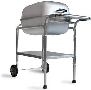 lot 309 image: Portable Kitchens, Inc. PK Grills Charcoal BBQ Grill and Smoker Combo Model PKO-SCAX-X