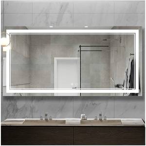 lot 316 image: Keonjinn 60 x 28 Bathroom Vanity Mirror With LED Lights ModelIP54