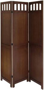 lot 319 image: Winsome Wood Folding Screen Room Divider Model 94370