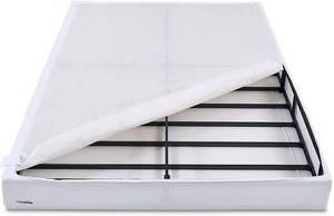 lot 321 image: Amazon Basics Smart Box Spring Bed Base, 9-Inch Cal King Mattress Foundation Model AMZ-9KDBS-CK2