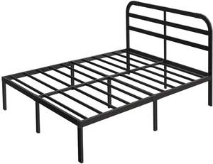 lot 359 image: 14 California King Metal Platform Bed Frame with Headboard Model BF50H-14-CK