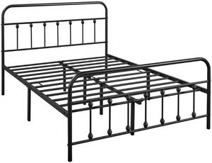lot 367 image: SmileMart Alden Design Full Size Bed With Headboard and Footboard