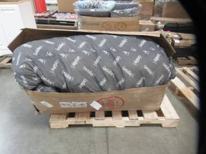lot 375 image: CordaRoys Chenille Convertible Bean Bag Chair Model KC-CH-CH (May Be Smaller Than King)