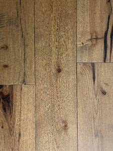350 SF of Beautiful Engineered Hardwood Flooring - Wire Brushed Hickory
