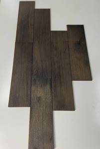 392 SF of Specialty Hickory Hand Scarped Engineered Hardwood Flooring - Hearthstone