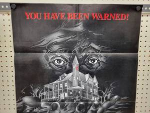 lot 1469 image: 1980 Dont Go in the House Movie Poster - 25 x 32 -  Looks like an Original that someone trimmed the white border and the credits off