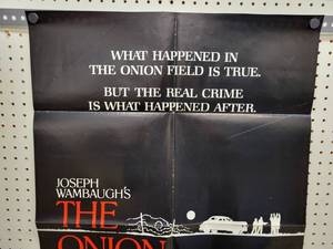 lot 1477 image: 1979 The Onion Field Movie Poster - 25 x 29 - Looks like an Original that someone trimmed the white border and the credits off