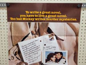 lot 1485 image: 1983 Trenchcoat Movie Poster - 22-12 x 28 -  Looks like an Original that someone trimmed the white border and the credits off