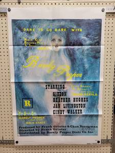 lot 1367 image: 1975 Barely Proper Original One-Sheet Movie Poster - Vintage Sexploitation Film - 27 x 41 - Folded