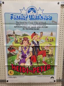 lot 1375 image: Heidi and Peter Re-Release Movie Poster - 27 x 41 - Folded
