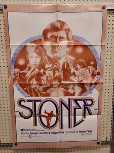lot 1376 image: 1974 Kung Fu Film Stoner Original One-Sheet Movie Poster - 27 x 41 - Folded