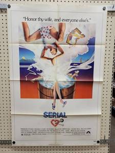 lot 1378 image: 1980 Serial Original One-Sheet Movie Poster - Vintage Sexploitation Film - 27 x 41 - Folded