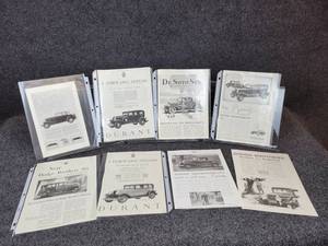 lot 1385 image: (8) Original 1930s Automobile Magazine Ads - Durant, Chevrolet, Dodge, DeSoto - Most are around 8 x 10