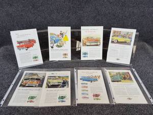 lot 1388 image: (8) Original 1950s Chevrolet Magazine Ads - Most are around 6.5 x 10
