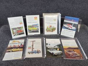 lot 1389 image: (8) Original 1950s to 1970s Magazine Ads - Ford, Chrysler, Chevrolet - Most are around 6.5 x 10
