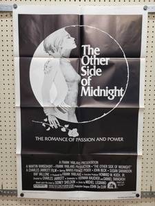 lot 1405 image: 1977 The Other Side of Midnight Original One-Sheet Movie Poster - Vintage Sexploitation Film - 27 x 41 - Folded