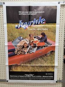lot 1408 image: 1977 Joyride Original One-Sheet Movie Poster - 27 x 41 - Folded