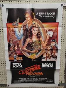 lot 1409 image: 1979 Wanda Nevada Starring Peter Fonda & Brooke Shields - Original One-Sheet Movie Poster - 27 x 41 - Folded