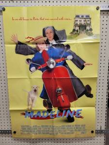 lot 1416 image: 1998 Madeline Original Double-Sided One Sheet Movie Poster - 26.5 x 39.5 - Folded