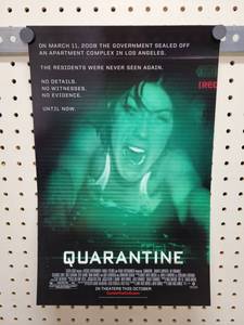 lot 1437 image: Quarantine Mini Movie Poster - 11 x 17
