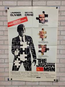 lot 1447 image: 1983 Michael Caine, Laurence Oliver The Jigsaw Man Original One-Sheet Movie Poster  - 27 x 41 - Folded