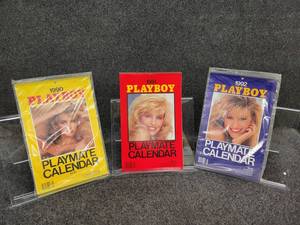 lot 1461 image: (3) Playboy Playmate Calendars 1990, 1991, 1992 (8 x 13)