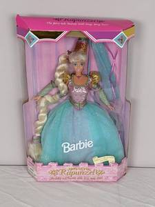 lot 43 image: New Vintage Collectible Mattel Barbie 1994 Rapunzel 1st Edition #13016 - P.C.