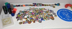 lot 50 image: Collectible Vintage Pog Collection w Slammers