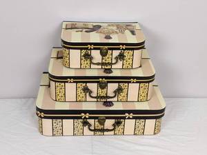 lot 55 image: Set of 3 Gorgeous Decorative Boxes by Marco Fabiano